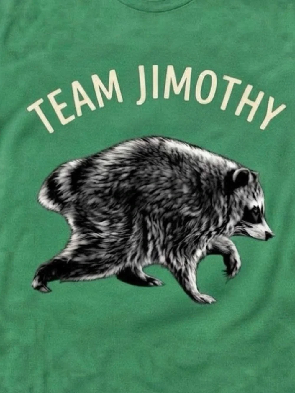 Team Jimothy Raccoon Graphic Tee Shirt